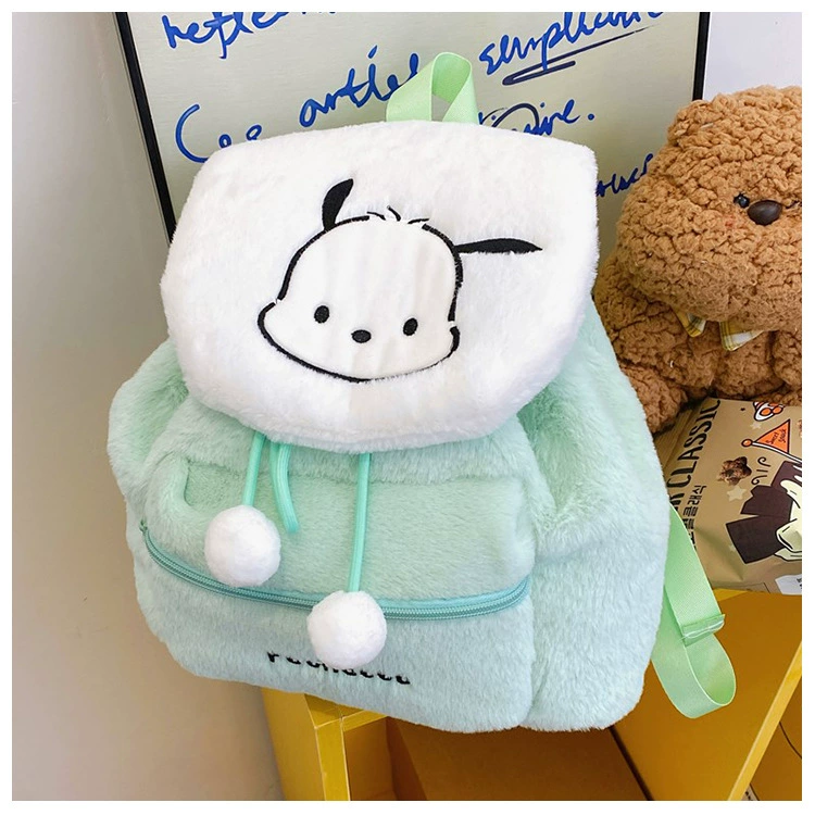 Рюкзак Hello Kitty, плюшевый, демисезонный и вместительный
