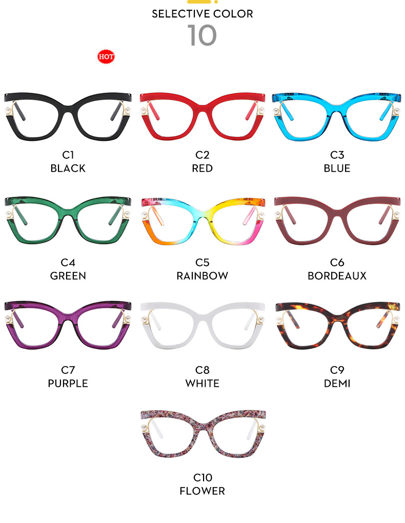 65g Weight Full rim frame Glasses Structure Glasses Classification PC Lens Material Casual, Holiday, Outdoor Occasion Geometric Pattern Women's Gender Y2K, IG Style Style Y2K IG Style Geometric PC Full Rim Frame Optical Glasses 11