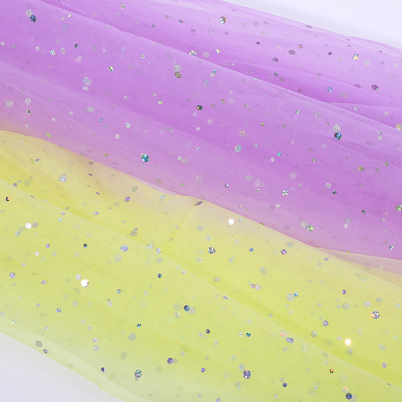 Round and Large Round Punch Mesh Fabric for Garment Gauze Skirts, Soft Gauze Fabric in Stock, Mesh Netting