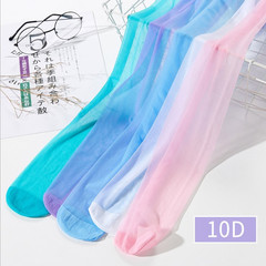 Sexy stockings anti-snatch temptation pantyhose thin candy color stockings for women transparent candy color stockings for women