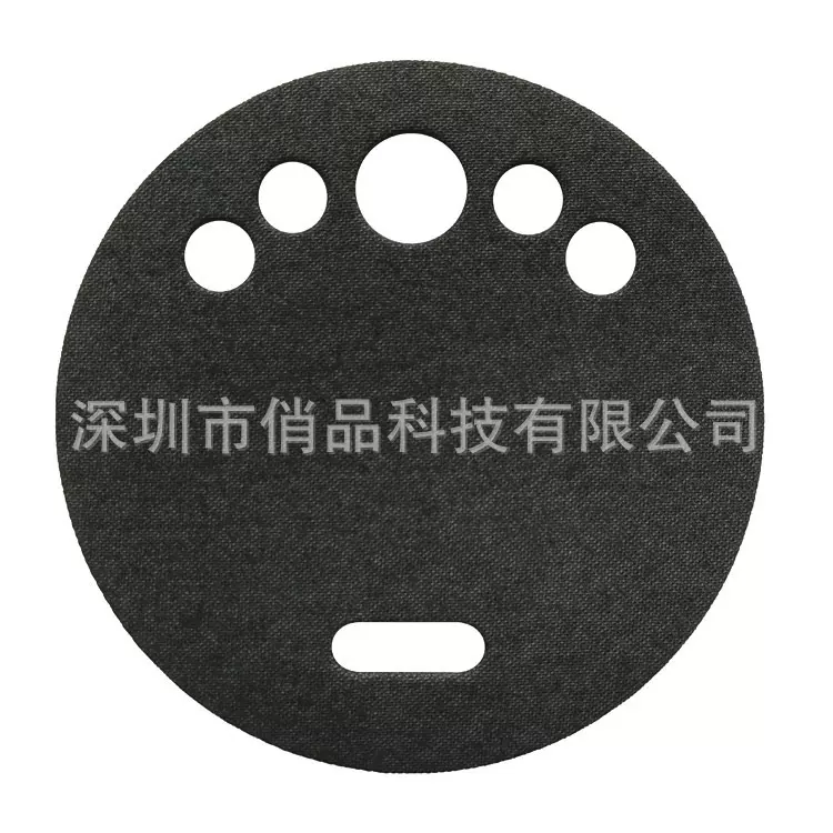智能音响圆筒网布小香风布加湿器闺蜜机产品表面贴布包布工艺加工