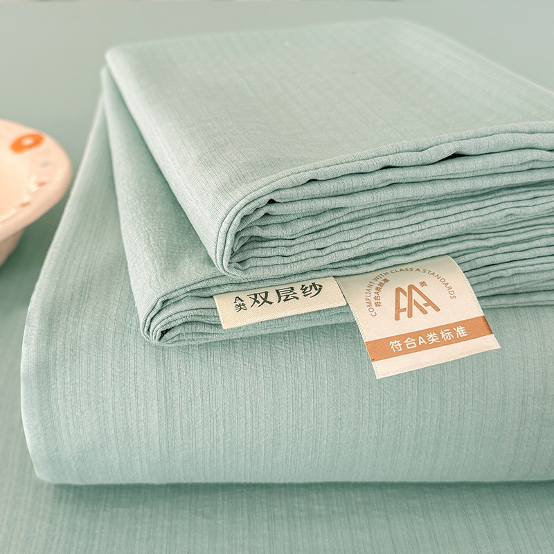 クラスA母子グレード二層糸ベッドシーツ単品寝具洗いざらし綿シーツ学生寮ベッドシーツ3点セット