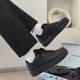Work All-match High Street American Style Sneakers Men's Sports Casual Black Kitchen Non-slip Trendy Shoes Men's Shoes Spring 2025