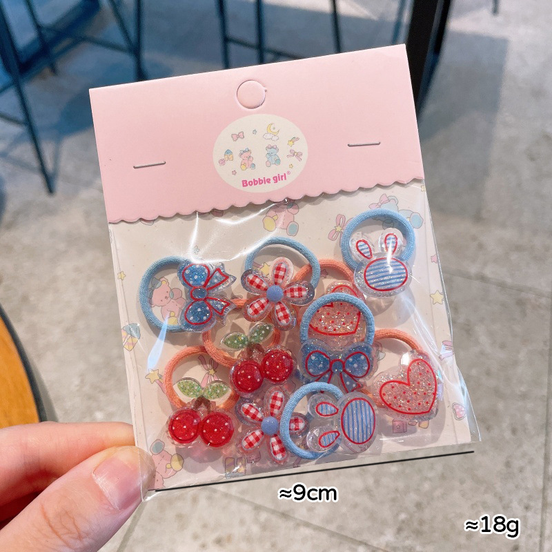 可爱爱心星星撞色儿童发夹百搭卡通不伤发碎发夹女孩甜美边夹顶夹|undefined