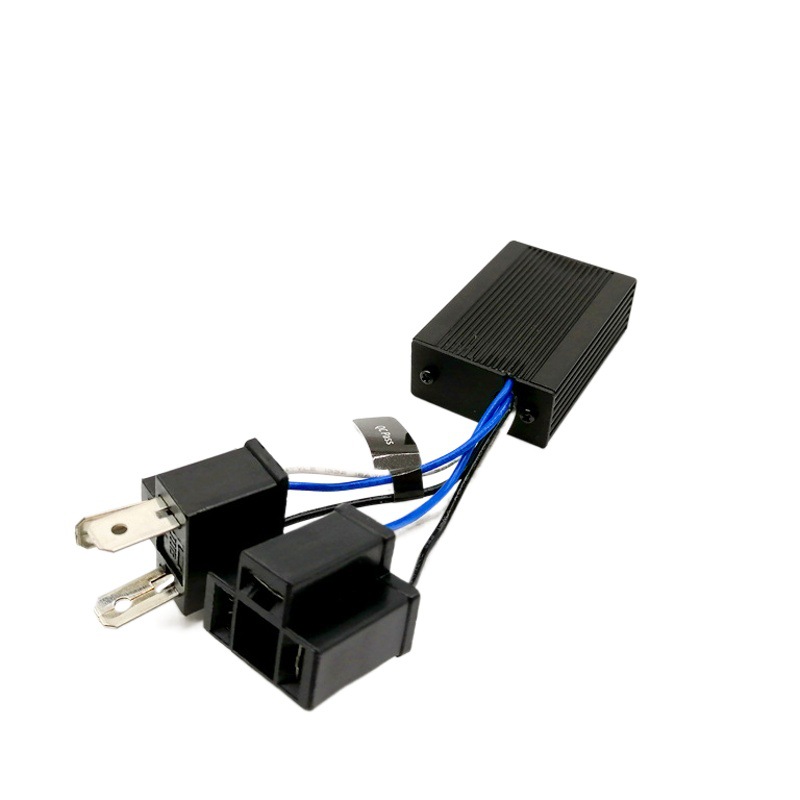 Coche LED faro aluminio Shell mini eliminación instrumento panel fallo decodificador H4 anti-interferencia eliminación Modificación de alarma