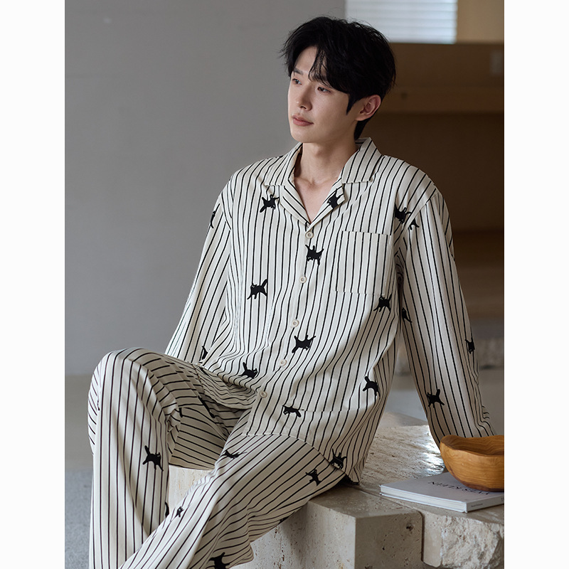 S6413-striped black cat