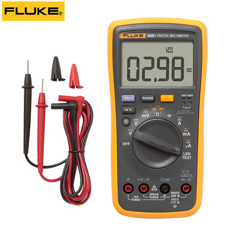 FLUKE福禄克F15B+/17B+/18B+/12E+/15BMAX/17BMAX数字万用表