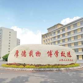 花岗岩学校大型门牌石刻字景观石头天然风景自然石户外公园刻字石