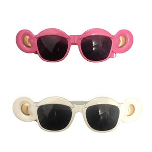 Cute birthday selfie props cartoon monkey animal spoof sunglasses fun decoration party photo glasses