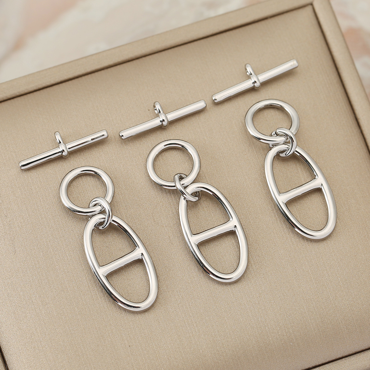 Jewelry Accessories Classification 1 Piece Quantity 1 Piece Copper Geometric Jewelry Buckle Jewelry Accessories