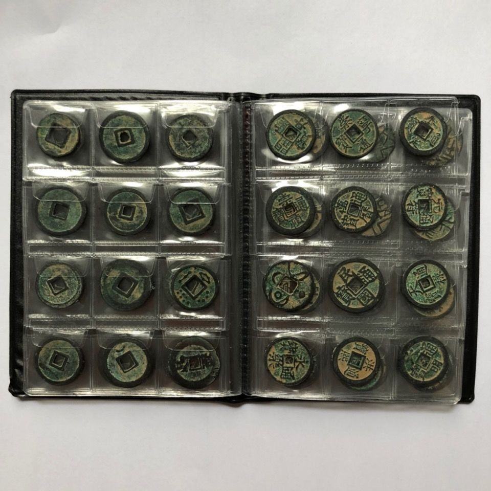 古钱币收藏120枚历代皇帝铜钱本杂钱唐宋元明清随机发有重复