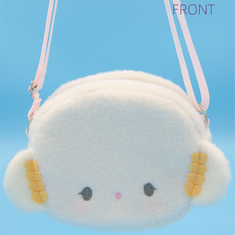 Genuine Sanrio Doll Messenger Bag/Coin Purse Wheat Flour Elf Blanket Bear Wishing Rabbit Cute Bag