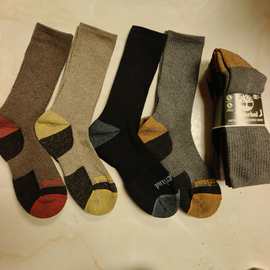 户外高筒运动袜子毛巾底加厚男袜大树天木兰登山袜子批发