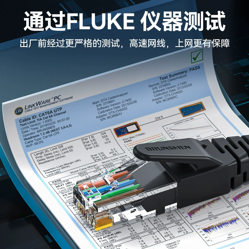 Оптовый RJ45 разъем Категория 6e инженерный сетевой кабель Cat6a готовый кабель без экрана 10G сетевой переходник