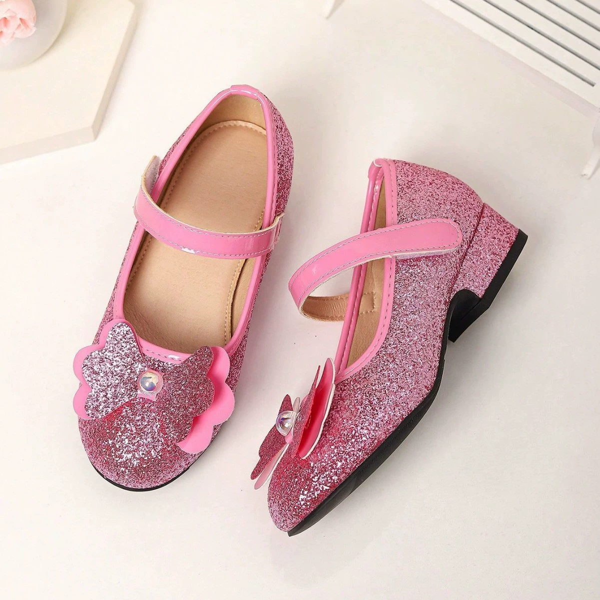 Трансграничная внешняя торговля французская темпераментная обувь принцессы на толстом каблуке