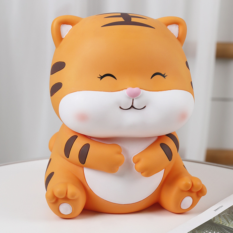 Año nuevo de tigre alcancía niños masculinos y femeninos artículos de regalo se pueden guardar ahorro de dinero olla fábrica en stock al por mayor
