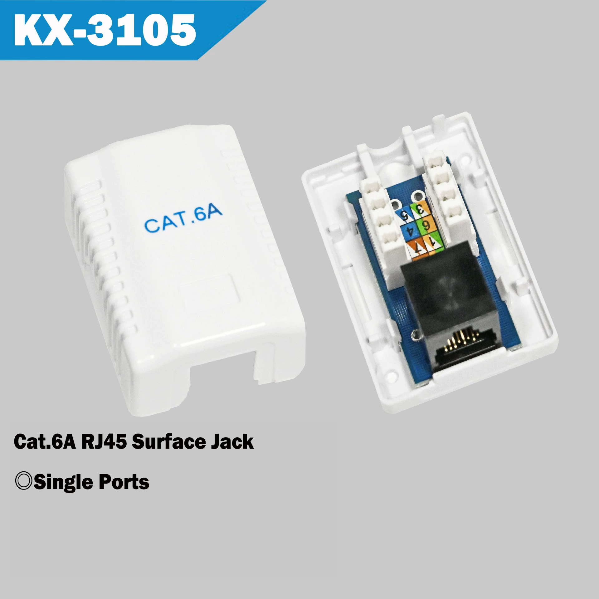 Ультра шесть категорий UTP однострочная настольная коробка