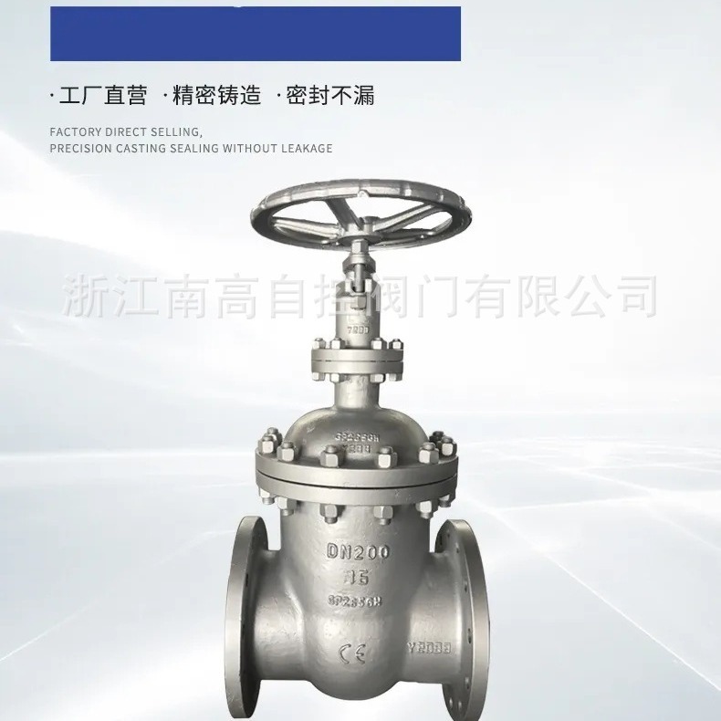 铸钢闸阀Z45H-10C 碳钢暗杆闸阀门 DN50-DN600