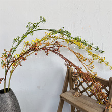 山归来仿真绿植垂钓果软装空间装饰自然系蔷薇果垂感小众婚礼野果