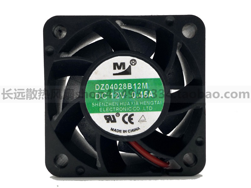 全新原装一盟M DZ04028B12M 12V 0.45 4厘米交换机服务器散热风扇