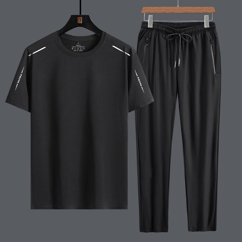 Black clothes + black trousers