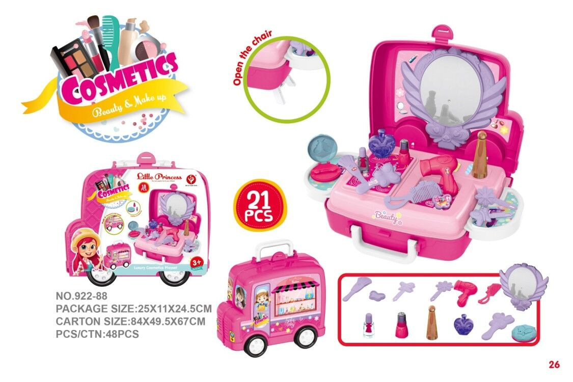 Tire de la bolsa de comedor coche juguete transfronterizo juego casa utensilios de cocina postre carrito de compras Caja de Herramientas niña niños herramientas médicas traje