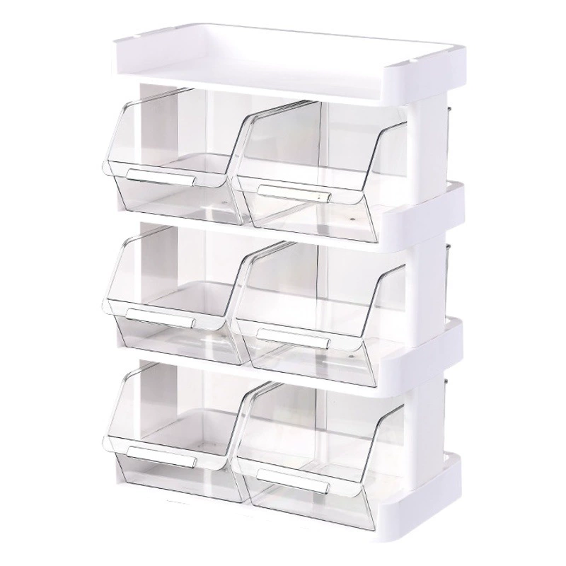 Пылезащитный стеллаж для хранения Офисный бар Настольный чайный пакетик Кофейная капсула Ящик для хранения Многофункциональный стеллаж для хранения