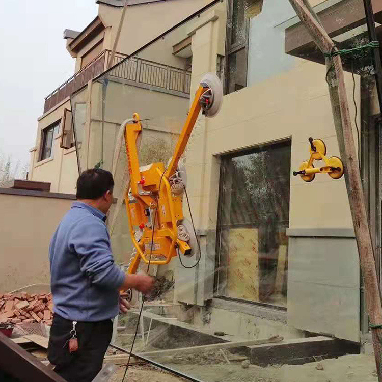 方便快捷电动玻璃吸吊机 可翻转玻璃幕墙搬运机 800KG玻璃吸吊机