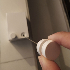 Invisible Telescopic Clothesline for Hotel Balcony Indoor No-Drilling Wall Mount Expandable Steel Clothes Rack Direct Factory Sale