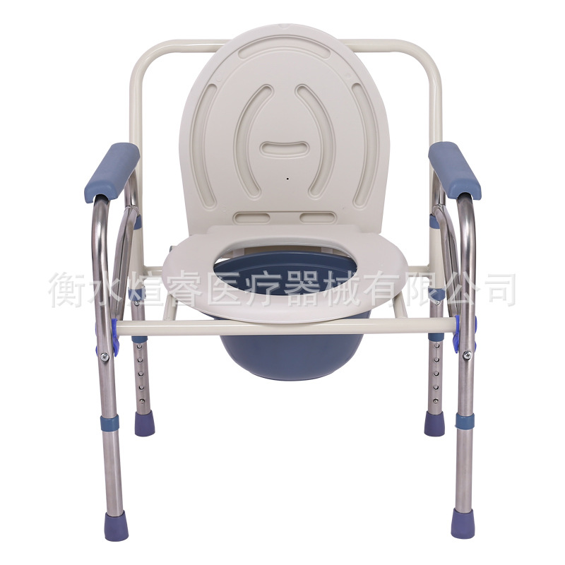 Silla de inodoro plegable impermeable, ideal para embarazadas y ancianos, asiento portátil de baño para el hogar, venta transfronteriza