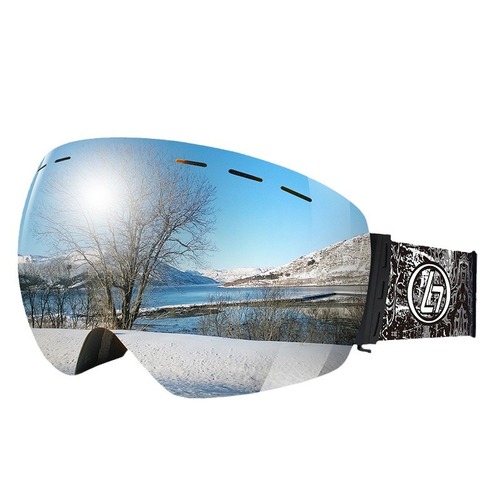 Cross-border ski goggles double-layer anti-fog spherical ski glasses for men and women outdoor mountaineering windproof goggles equipment