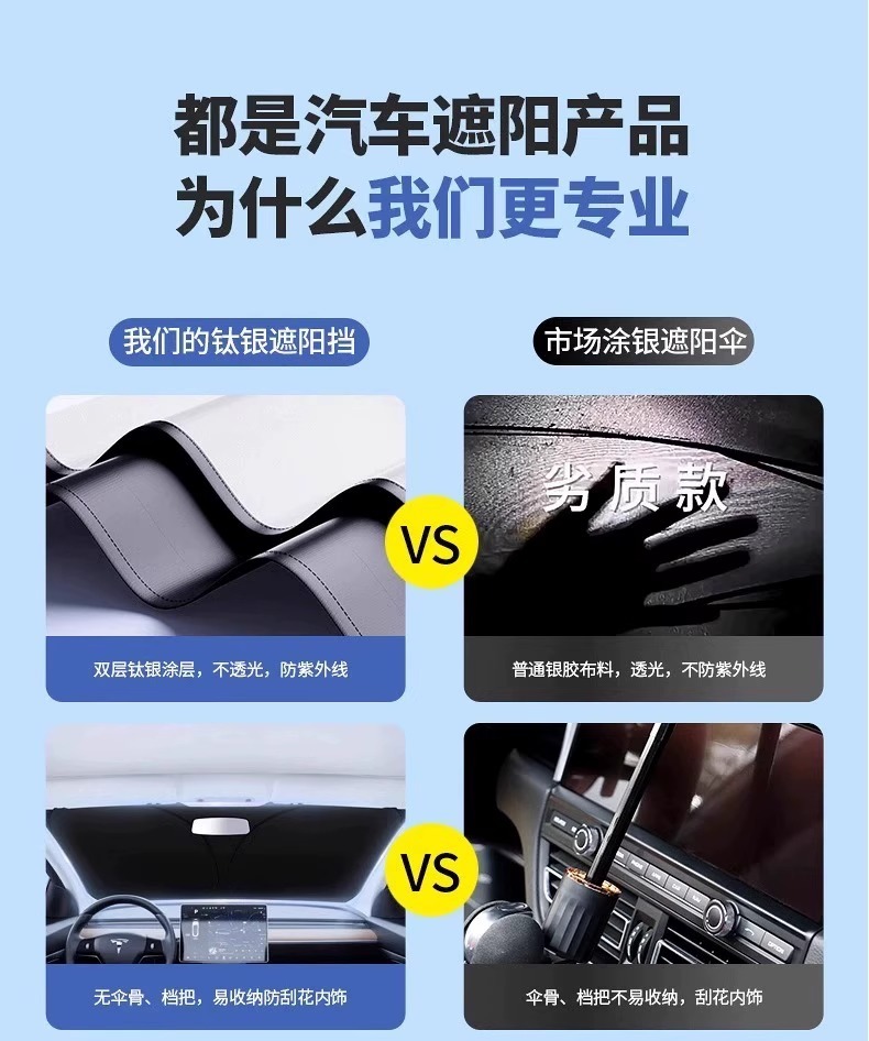 Car Sunshade, Front Windshield, Sun Protection, Heat Insulation, Sunshade, Window Shade, Car Sunshade, Car Cover