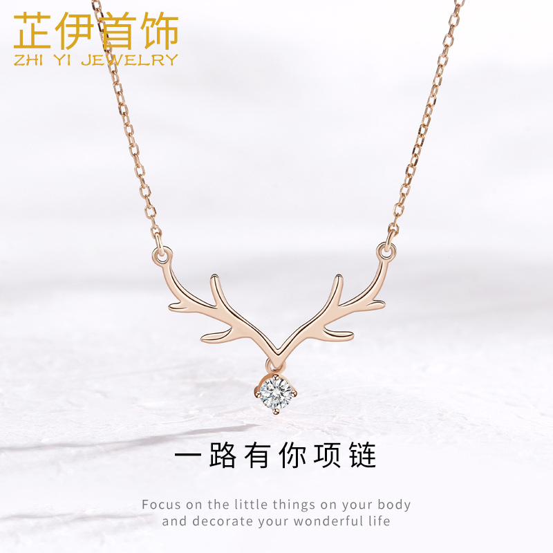Necklace heart shaped