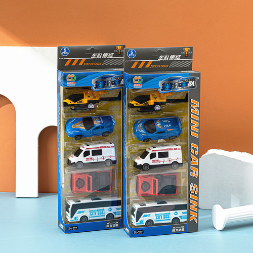 Wholesale Children's Large Inertial Engineering Vehicle Fire Truck Excavator Boy Car Toy Training Class Institutional Gift