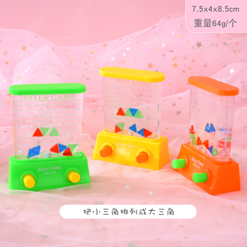 Anillo de agua para niños máquina de juego de anillo de mano tradicional regalo de jardín de infantes juguetes educativos pequeños al por mayor