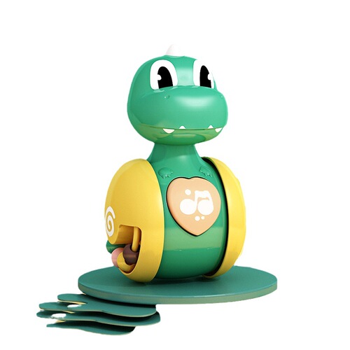 Dinosaur tumbler toy for infants and toddlers 0 to 6 months old and over 1 year old 3 babies learning to crawl educational early education newborn children