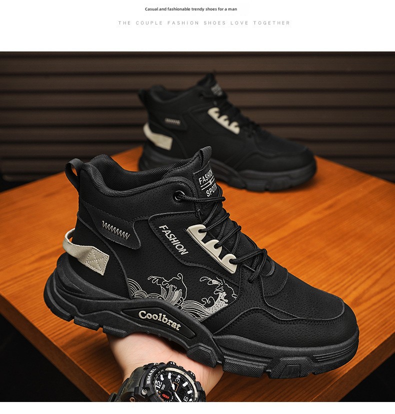 Chukka Desert Boots For Men Waterproof Work Boots Non-slip_voghion.com