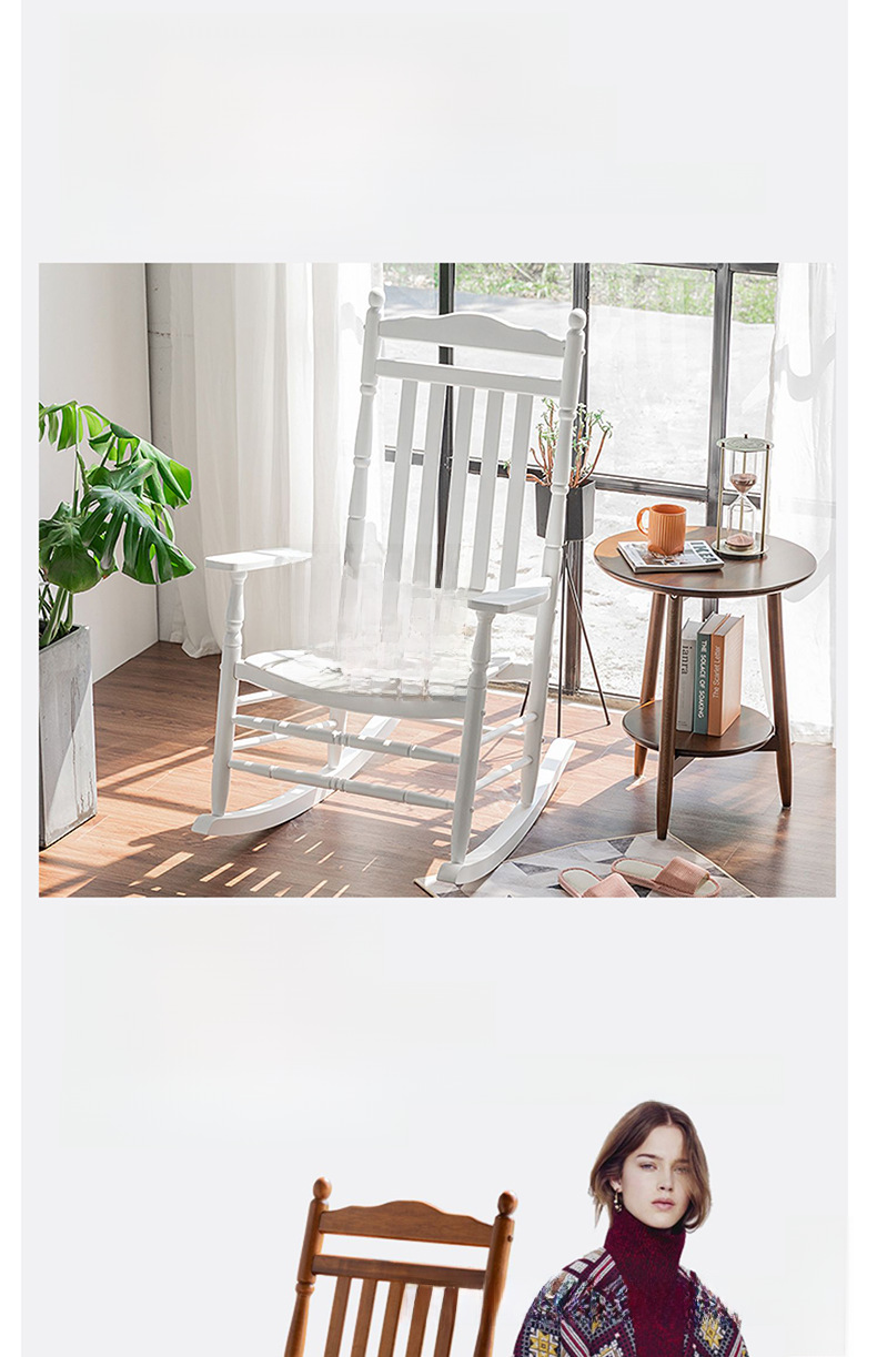 Outdoor Rocking Chair - Black