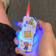 【Dropshipping】Creative Cartoon Internet Celebrity Rotating Top Lighter Inflatable Windproof Direct Shot High-Quality Personalized