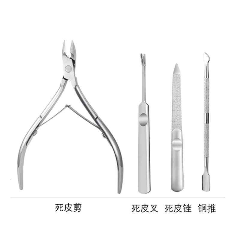 Exfoliating manicure tools set stainless steel for nails for…