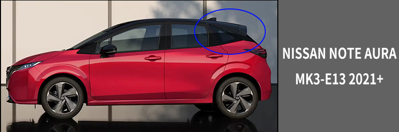 Suitable for Nissan Note Aura Rain and Sun Protection Version Nissan Note Aura Window Visor