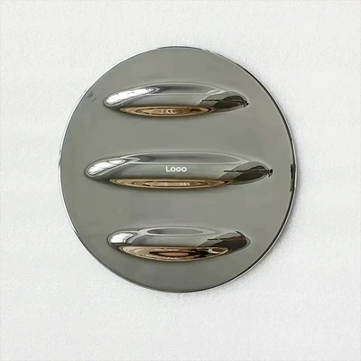 Suitable for Mitsubishi TRITON L200 2015-2018 model fuel tank cover ABS decorative sticker fuel tank protection cover (Tank cap) - electroplated-fuel-tank-cap-style-1