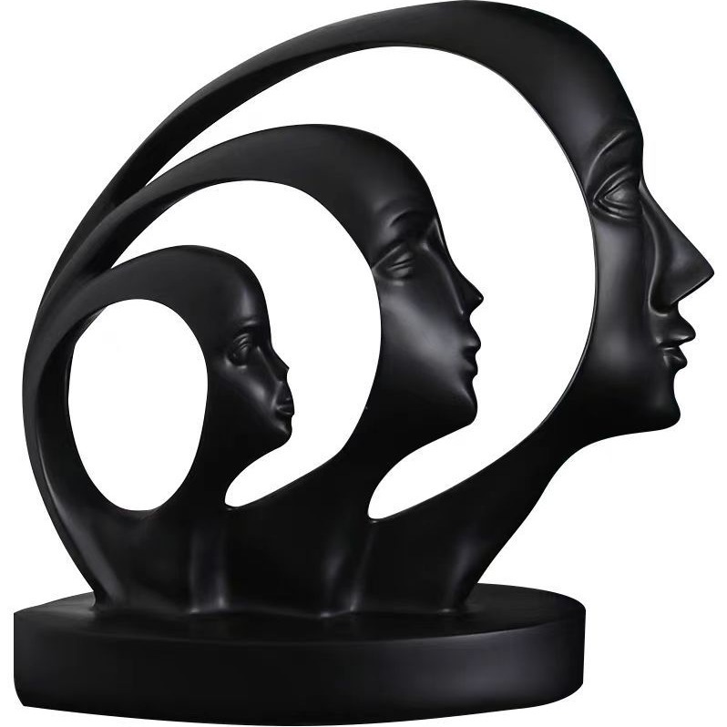 Crecimiento transfronterizo récord personaje lujo ligero decoración de arte en el hogar sala de estar moderna gabinete de vino gabinete de TV escritorio de oficina