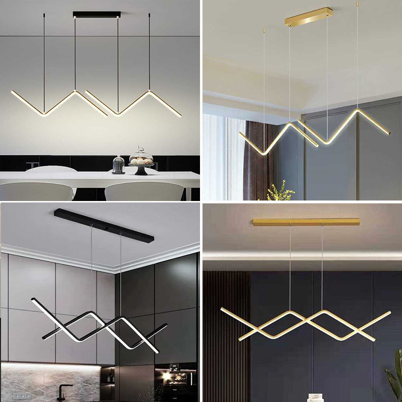 Nordic Restaurant Chandelier Modern Simple Creative Distinctive Line Chandelier Modern Simple Dining Table Bar Lighting Nordic Restaurant Chandelier Modern Simple Creative Distinctive Line Chandelier Modern Simple Dining Table Bar Lighting