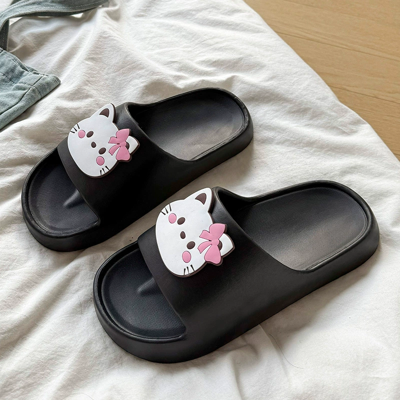 Женские тапочки-кошки, летняя верхняя одежда, женские шлепанцы, новые тапочки из ЭВА, домашние сандалии на мягкой подошве, мужские сандалии, женские сандалии