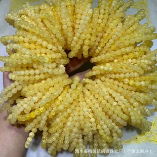 Natural beeswax bracelet gold twisted honey white flower bracelet wholesale diy loose bead accessories factory direct small red book live