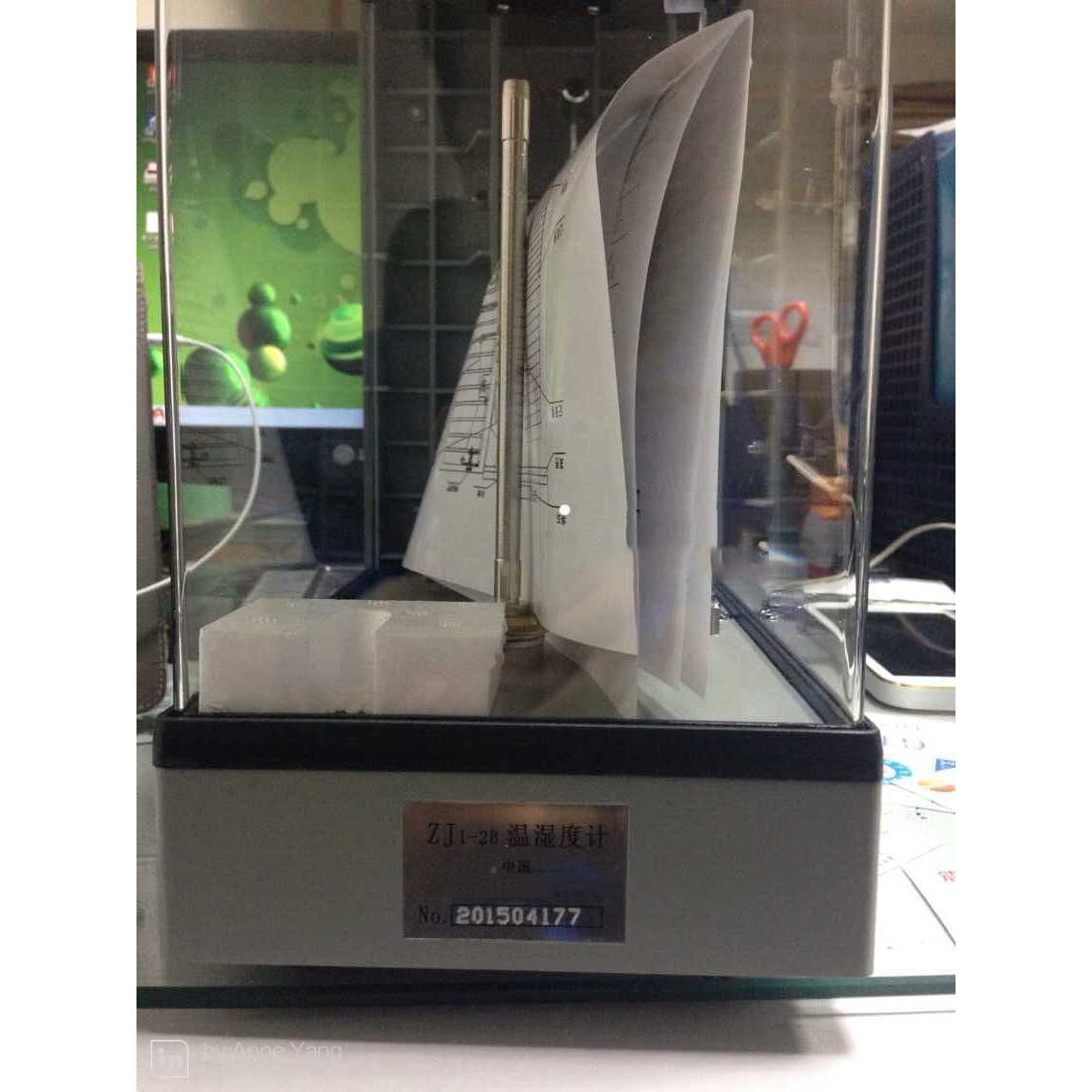 ZJ1-2B/ZJ1-2A温湿度记录仪  温度感应元件是双金属片 脱脂毛发