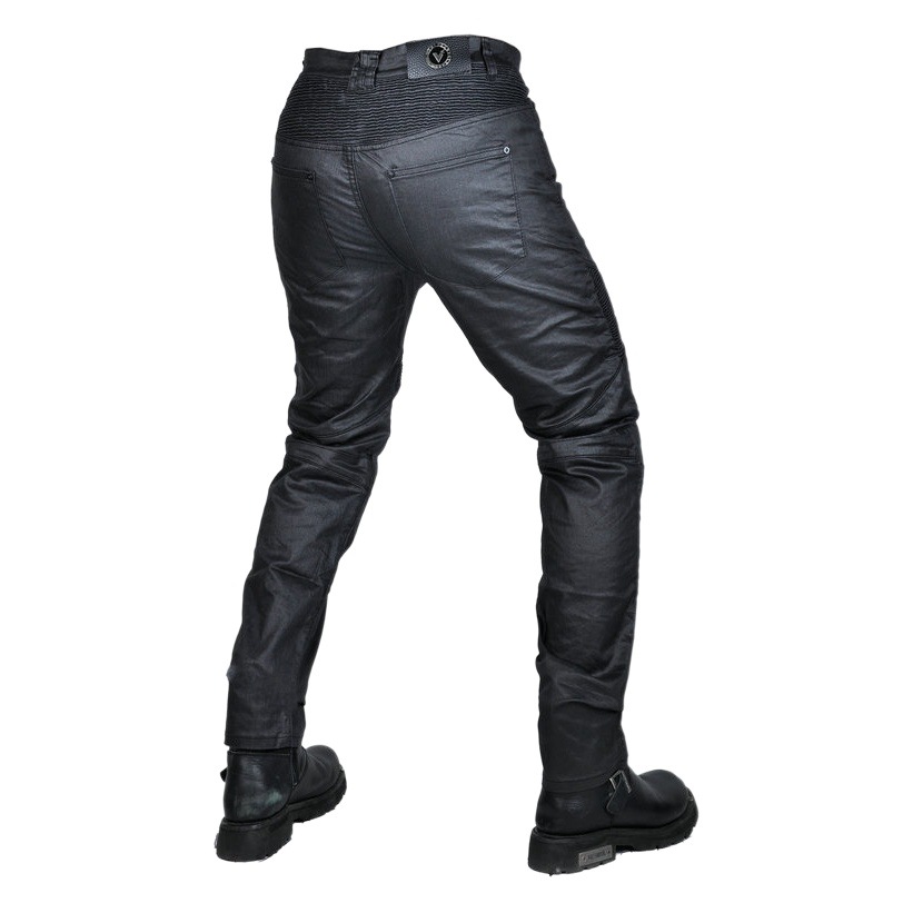 VOLERO motocicleta jeans hombres y mujeres cuatro estaciones recubiertas retro casual motocicleta pantalones de montar carreras anti-caída Pantalones