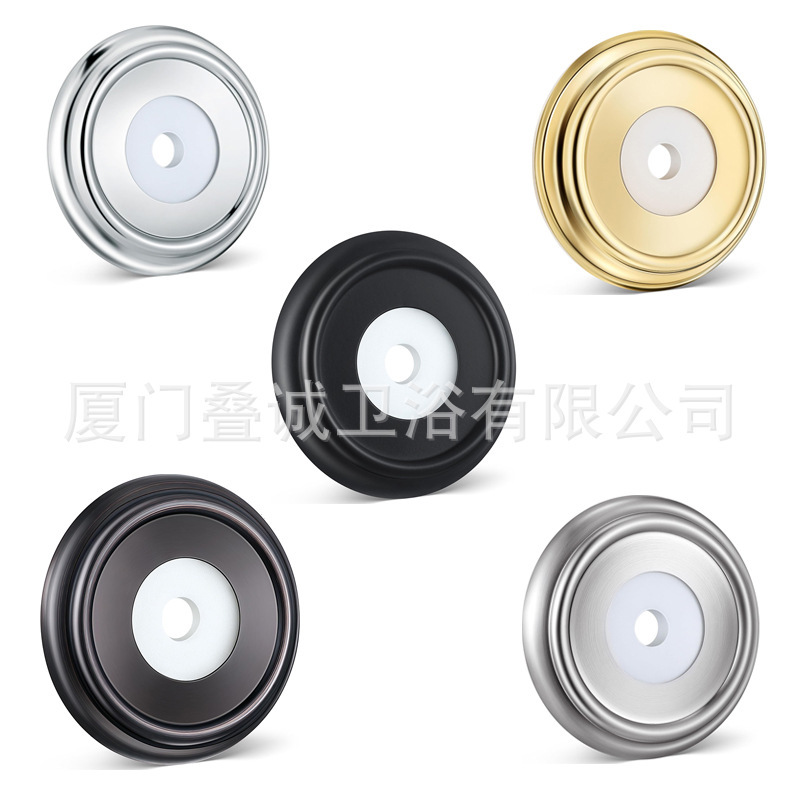 Amazon Foreign Trade North America Concealed Bathtub Faucet Pull-Up Drain Valve Sus304 Decorative Cover Wholesale in Stock