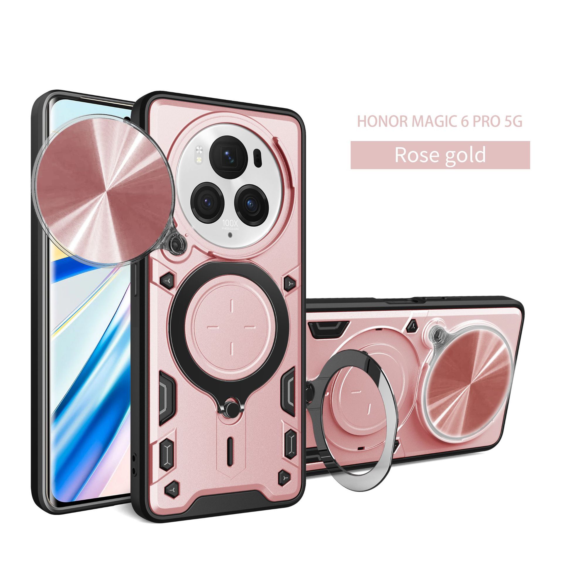 Aplicable a HonorMagic6pro5G serie de refrigeración de la familia de la serie de soporte de anillo de absorción de calor modelo HW completo caso de teléfono móvil image 12